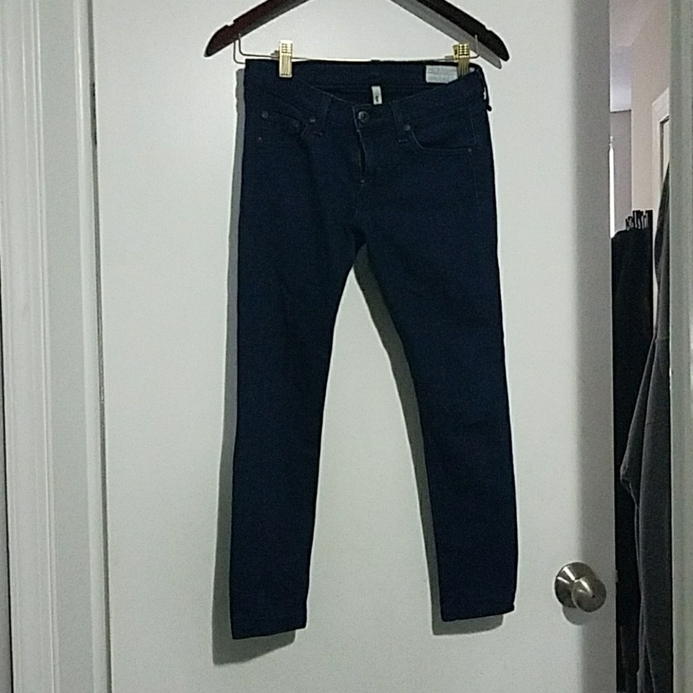 Rag and bone capri skinny jeans
